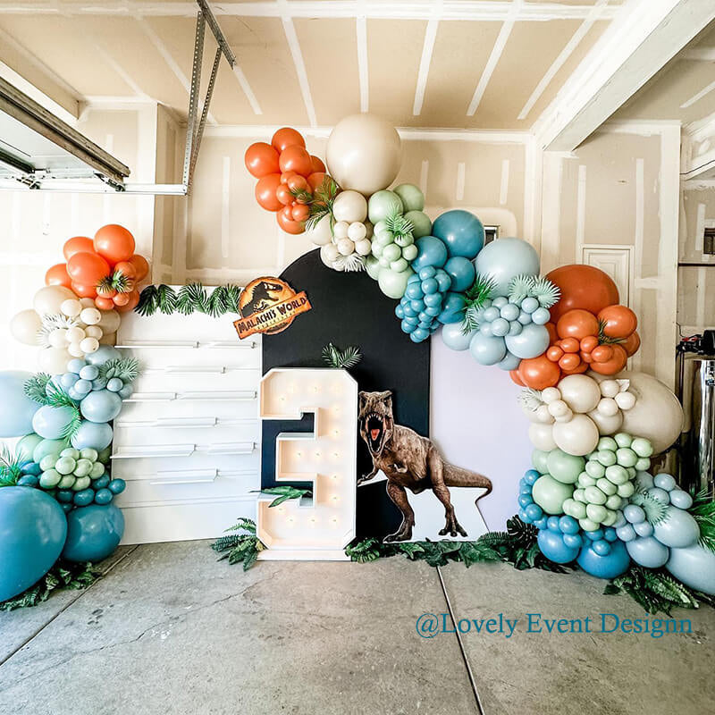 Allenjoy Chiara Arched Backdrop Wall Set Birthday&Baby Shower&Wedding Party Decoration