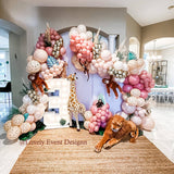 Allenjoy Chiara Arched Backdrop Wall Set Birthday&Baby Shower&Wedding Party Decoration