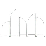 Allenjoy Chiara Backdrop 5 Walls Set Arched Frames With Covers Set