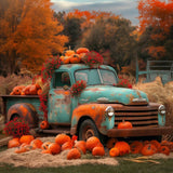 Allenjoy Autumn Acres Pumpkin Patch Photography Backdrop Gbsx-00651