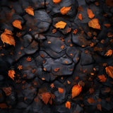 Allenjoy Autumn Dark Stone Floor Photography Backdrop Gbsx-00918