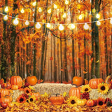Allenjoy Autumn Forest Tree Photography Backdrop Gbsx-00985