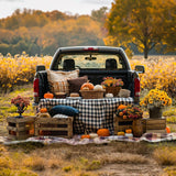 Allenjoy Autumn Forest Truck Photography Backdrop GBSX-00124