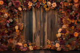 Allenjoy Autumn Rustic Harvest Blooms Photography Backdrop Gbsx-00644