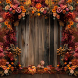 Allenjoy Autumn Rustic Harvest Blooms Photography Backdrop Gbsx-00645
