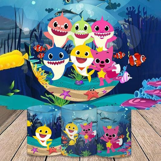 Oceans Friends Custom Round Backdrop With Plinths AS-DLZ-69b7f0