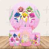 Oceans Friends Custom Round Backdrop With Plinths AS-DLZ-7eeb4d