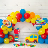 Back To School Balloons Arch Photography Backdrop GBSX-99620