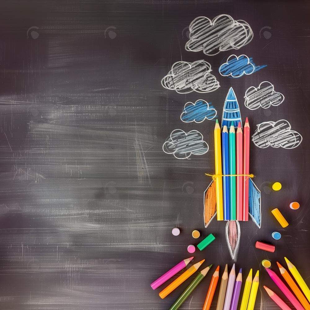 Back To School Chalkboard Photography Backdrop GBSX-99628