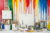 Back To School Paint Smash Photography Backdrop GBSX-99639