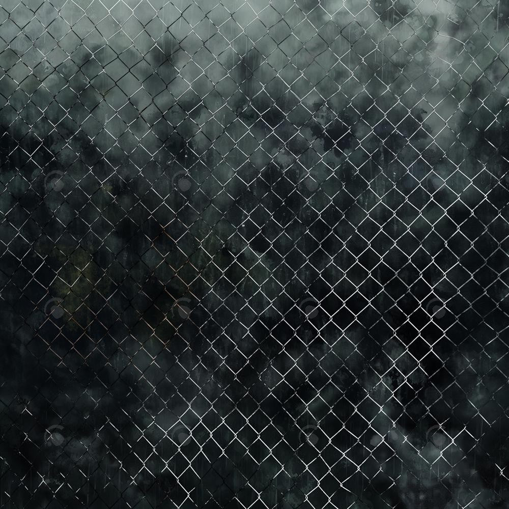 Allenjoy Black Solid Wire Fence Photography Backdrop Gbsx-00389