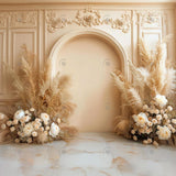 Allenjoy Boho Floral Arch Photography Backdrop GBSX-00058