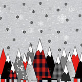 Allenjoy Buffalo Check Plaid Tree Photography Backdrop Gbsx-00690