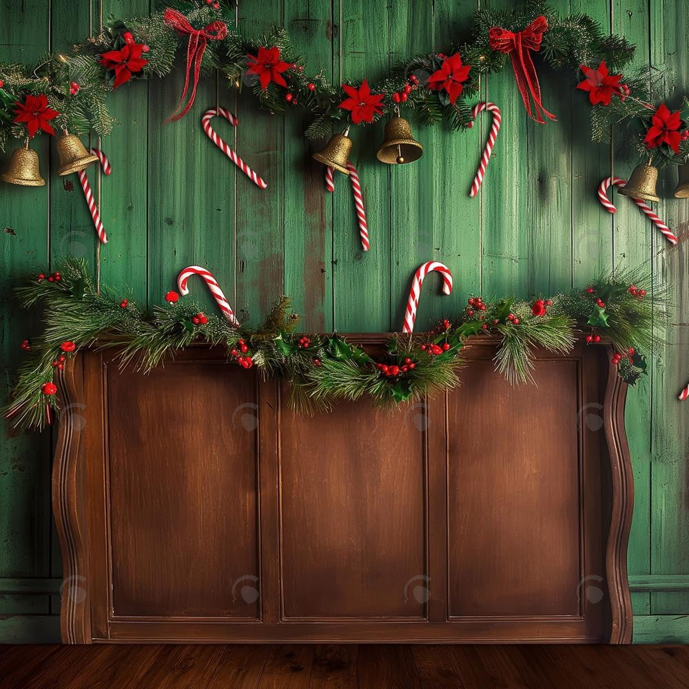 Allenjoy Candy Cane Dreams Photography Backdrop Gbsx-00749