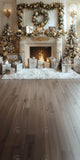 Allenjoy Christmas White Vintage Fireplace Photography Backdrop Gbsx-00780