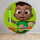 Watermelon Melodies Round Backdrop Cover 25