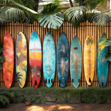 Allenjoy Colorful Surfboards Photography Backdrop Gbsx-00385