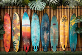 Allenjoy Colorful Surfboards Photography Backdrop Gbsx-00385