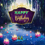 Allenjoy Fairy Tale Princess Pond Photography Backdrop Gbsx-01069