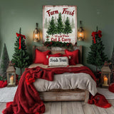 Farm Fresh Christmas Headboard Photography Backdrop GBSX-99775