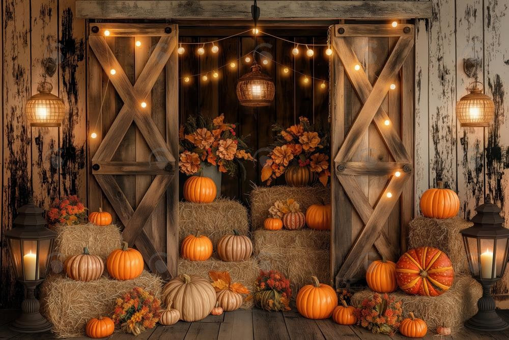 WOLADA Fall Forest Photo Backdrop - 8x6FT Autumn Thanksgiving G 1307602