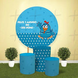 Blue Hen Custom Round Backdrop With Plinths AS-DLZ-ab6b4d
