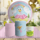 Blue Hen Custom Round Backdrop With Plinths AS-DLZ-fefbba