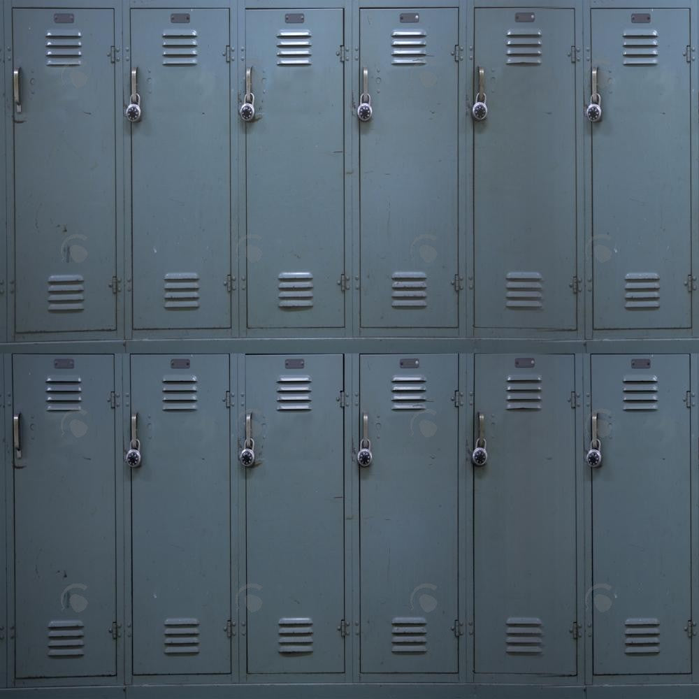 Allenjoy Grey Metal School Locker Photography Backdrop Gbsx-00523