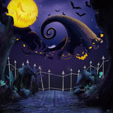 Allenjoy Hallowmas Before Christmas Photography Backdrop GBSX-00174