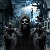 Allenjoy Horror Skull Ghost  Photography Backdrop Gbsx-00256