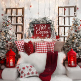Allenjoy Hot Cocoa Bar Bed Photography Backdrop Gbsx-00324