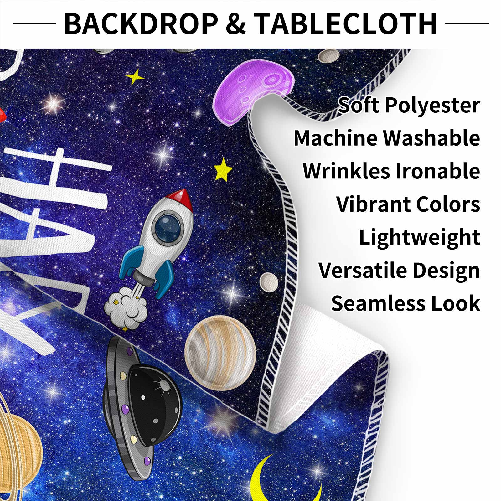Allenjoy Space Astronaut Party Prop Foam Board Cutout Set
