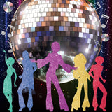 Allenjoy Let'S Crazy Disco Party Photography Backdrop Gbsx-00534