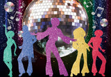 Allenjoy Let'S Crazy Disco Party Photography Backdrop Gbsx-00534