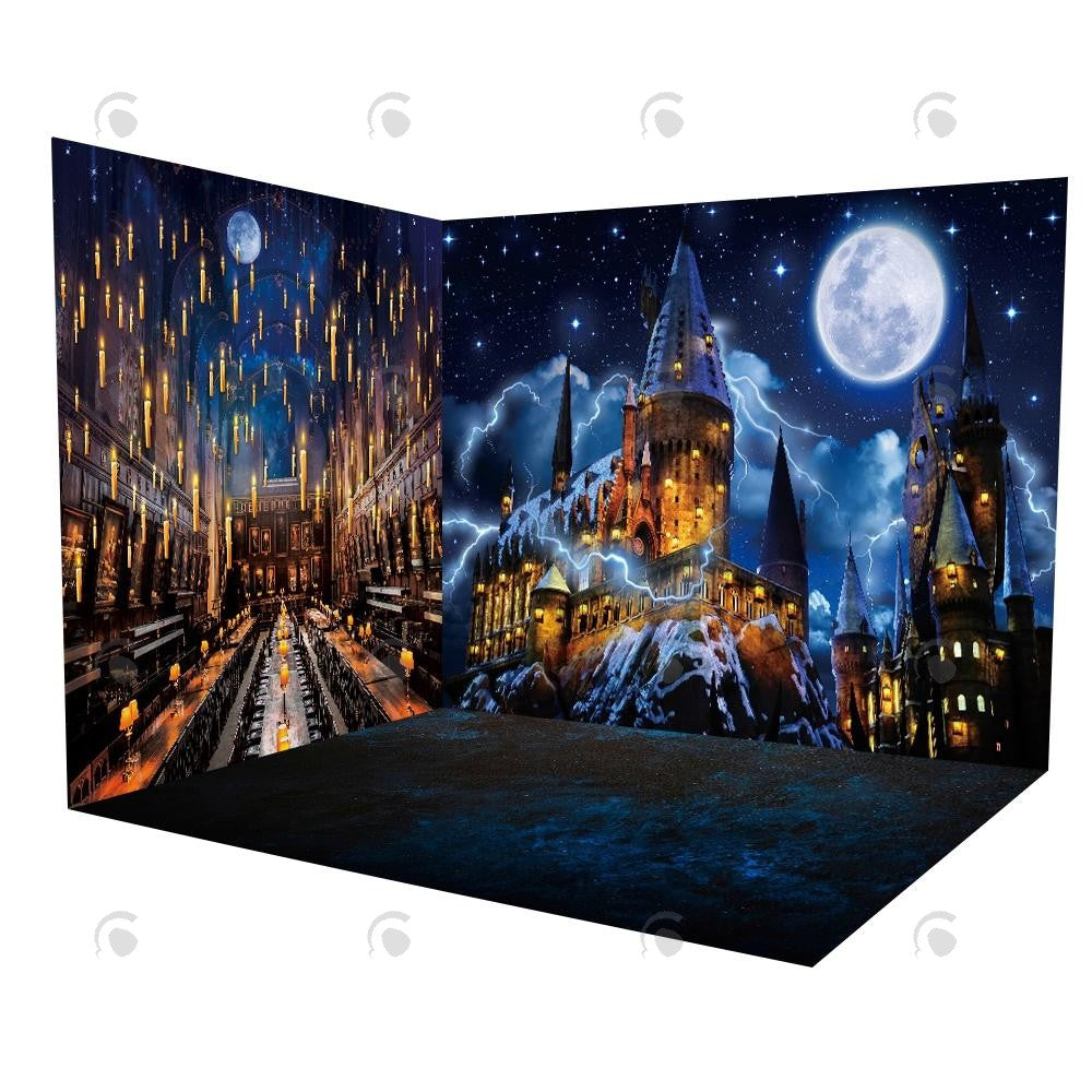 Allenjoy Magic Wizard Castle Room Set Backdrop Gbsx-99811&Pfa-0152&Ym8G-B0509