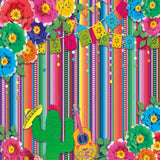 Allenjoy Mexican Fiesta Floral Wall Photography Backdrop Gbsx-00528