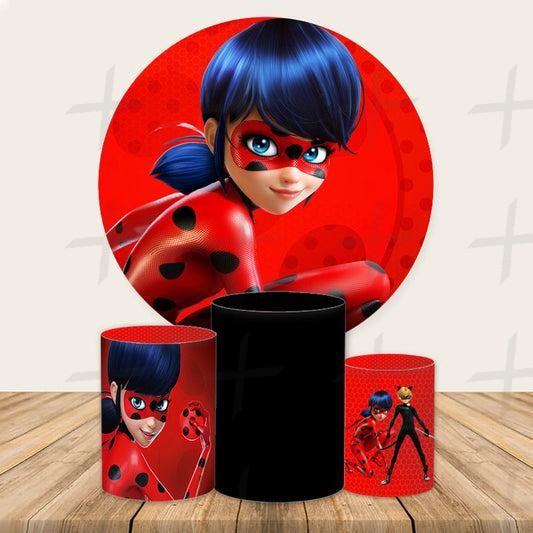 Miracle Heroes Custom Round Backdrop With Plinths AS-DLZ-5536b8