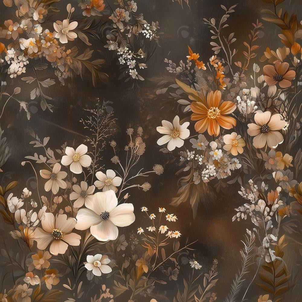 Allenjoy Muted Vintage Botanica Art Photography Backdrop Gbsx-01216