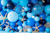Allenjoy Ocean Balloons Wall Of Starfish Photography Backdrop Gbsx-00474