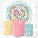 Rabbit Tales Custom Round Backdrop With Plinths AS-DLZ-7ef1ad