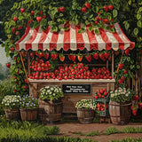 Allenjoy Pick Your Own Strawberries Photography Backdrop GBSX-00080