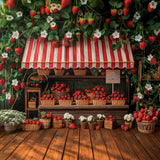 Allenjoy Pick Your Own Strawberries Photography Backdrop GBSX-00081