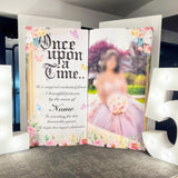Allenjoy Custom Quinceañera Fairy Tale Book Backdrop