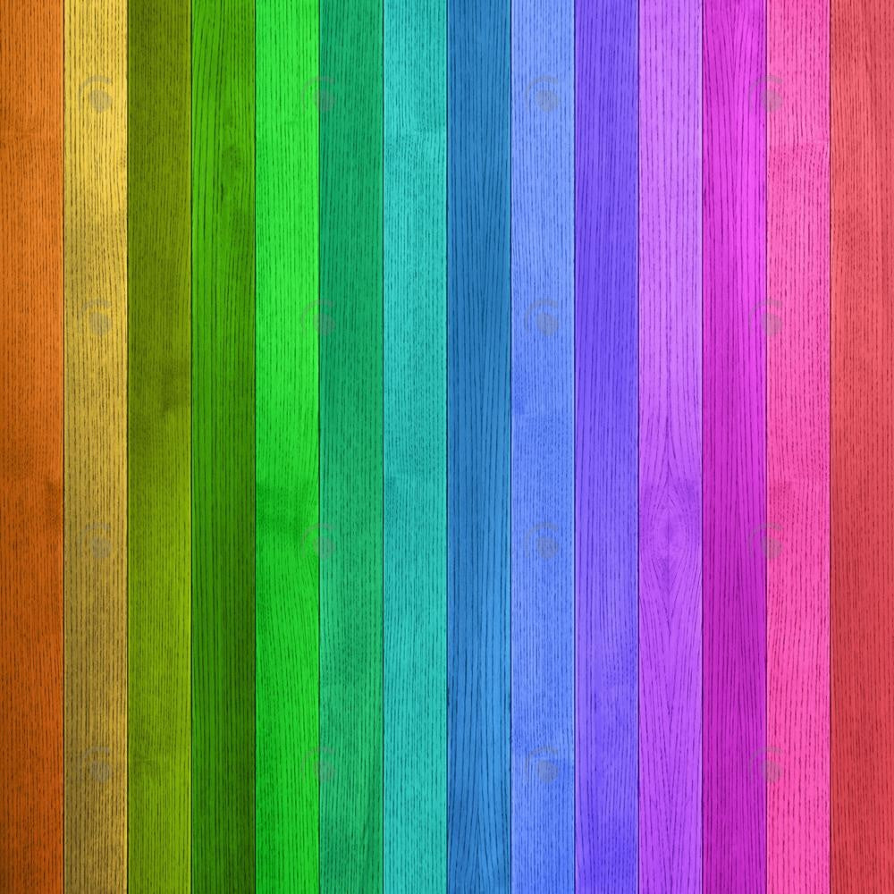Rainbow Wood Photography Backdrop GBSX-99878
