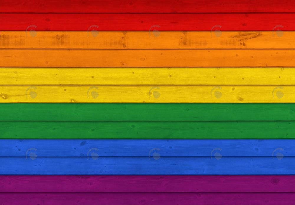 Rainbow Wood Photography Backdrop GBSX-99879