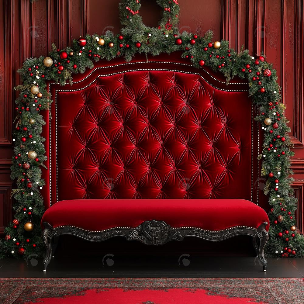 Allenjoy Red At Midnight Queen Headboard Photography Backdrop Gbsx-01004