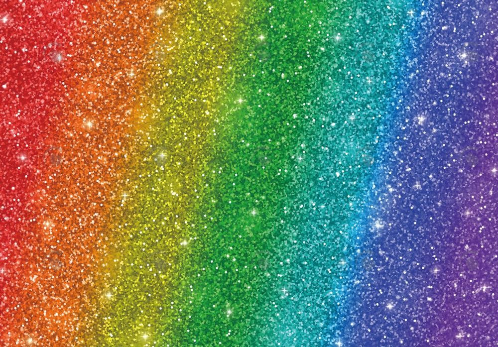 Colorful Pride Day Rainbow Party Backdrop