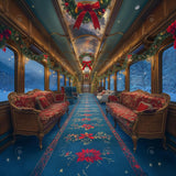 Santa'S Scenic Railway Photography Backdrop GBSX-99892