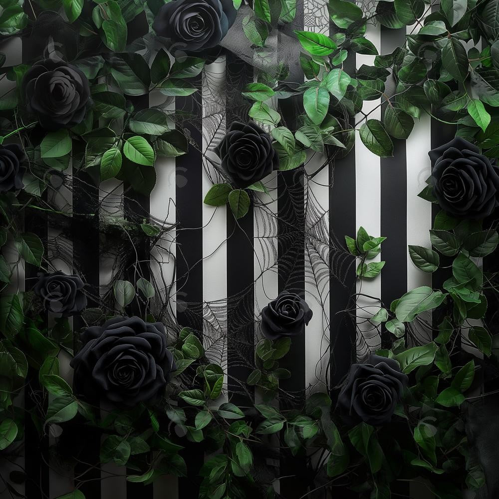 Allenjoy Scary Halloween Wall Photography Backdrop Gbsx-00758