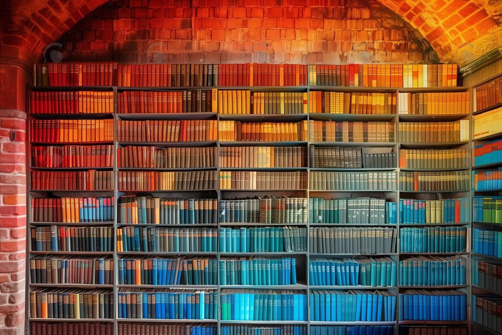 School Library Photography Backdrop GBSX-99893